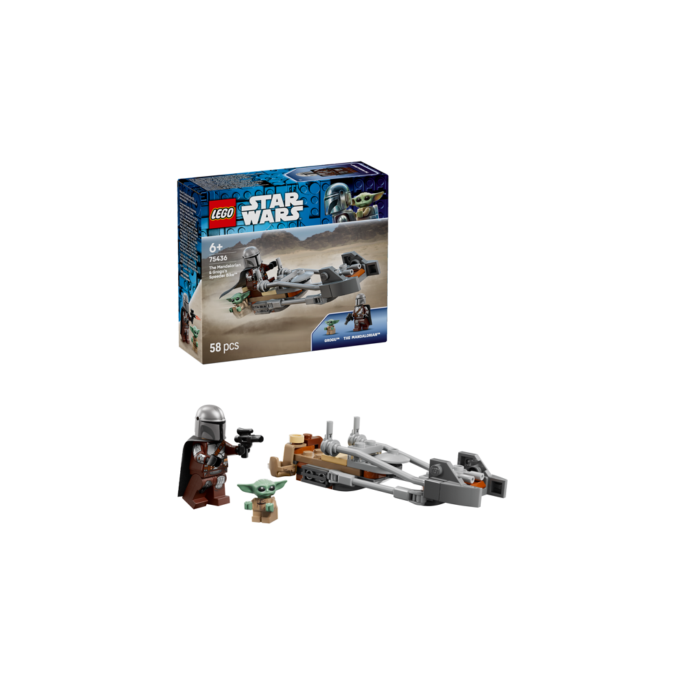 LEGO Star Wars The Mandalorian & Grogu’s Speeder Bike 75436